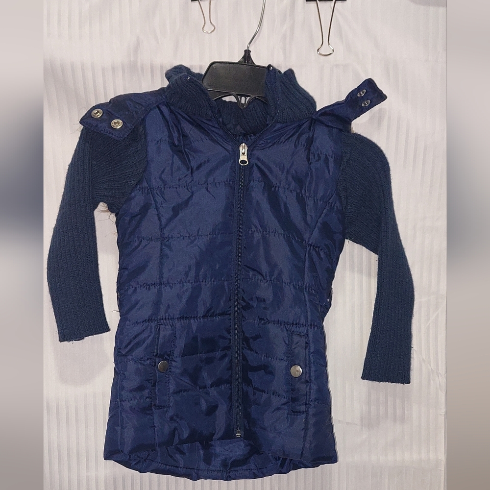 Navy Blue Kids Size 4 Jacket
